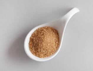 spoon of brown sugar