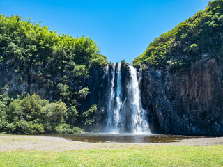 Beautiful waterfall of north Reunion island