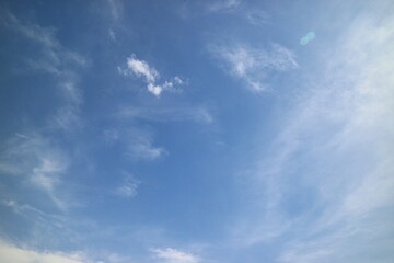 blue sky with clouds