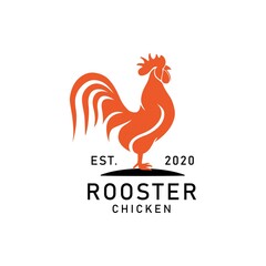 Fototapeta na wymiar Chicken Rooster Icon Logo design