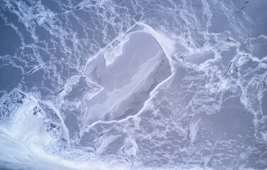 Frozen lake background