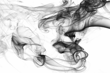 Magic grey smoke swirl