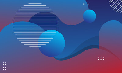 Colorful geometric background. Liquid color background design. Fluid shapes composition. Vector illustration