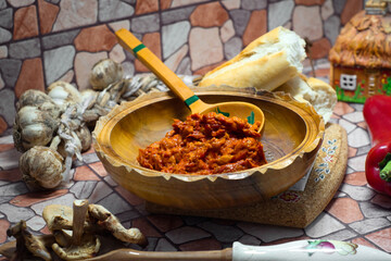 Ajvar is a bright and robust red pepper relish that originates from the Balkans region of southeastern Europe.