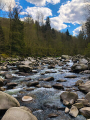 River (Murg) in the mountains
