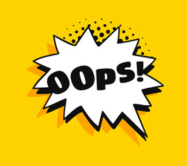 Pop art speech bubble drawing with text. Cartoon style vector collection of frames. Comic illustration on color background