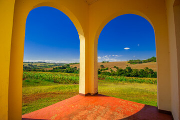 rural landscape. contryside, beautiful farm