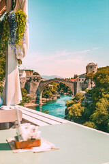 Old Bridge Mostar (Stari Most) in Bosnia and Herzegovina