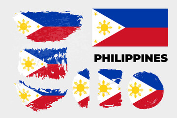 Flag of the Philippines, Republic of the Philippines.