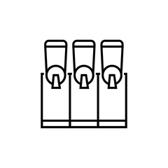 Juice cooler icon. Household equipment vector illustration.