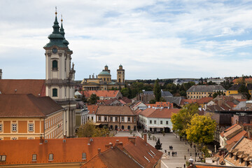 Fototapeta premium Eger is the second largest city in Northern Hungary
