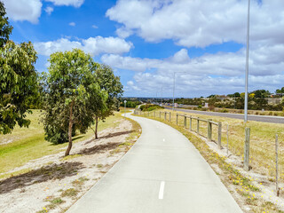 Fototapeta na wymiar Peninsula Link Trail in Australia