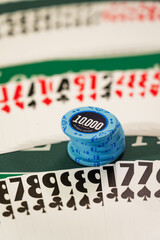 Casino Black Jack table