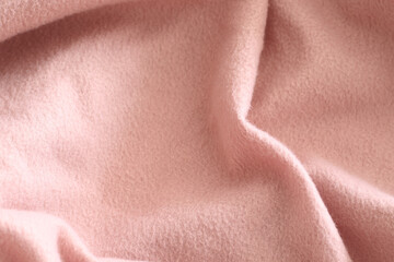 pink soft fleece fabric background