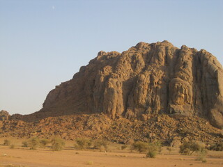 landscape in the desert