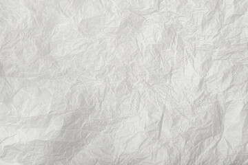 Parchment for baking culinary, isolated on white background, top view