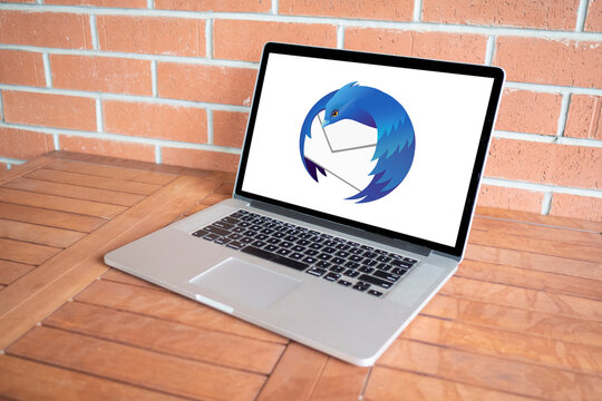 mozilla logo editorial illustrative, on screen