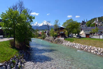 landscape in the village of the country