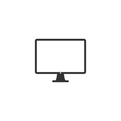 Imac icon. Monitor symbol modern, simple, vector, icon for website design, mobile app, ui. Vector Illustration