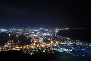 北海道　函館山から見る函館の夜景