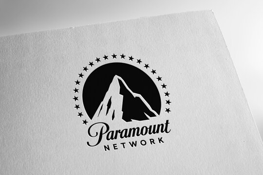 Paramount Logo Editorial Illustrative, On Screen