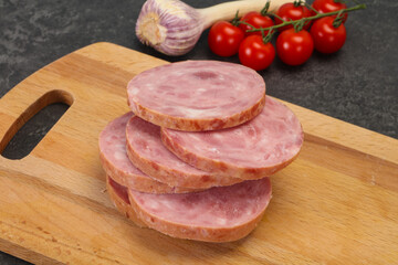Natural ham made from pork