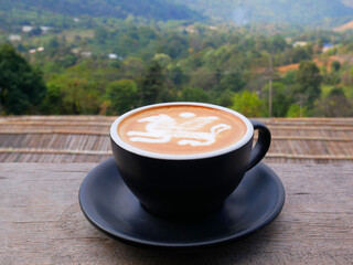 cup of coffee with chocolate