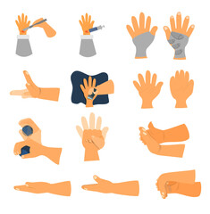 Hands care and exercise for carpal tunnel syndrome. stretching and strengthening exercise for relief pain and inflammation. medical and health care concept