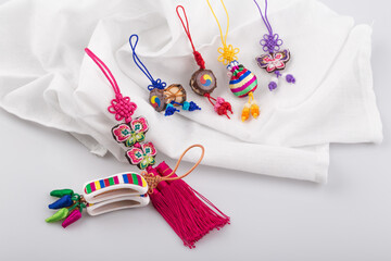 norigae is Korean traditional ornaments worn by women.