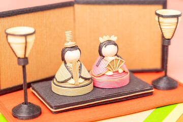 クラフトバンドと雛祭り