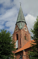 Fototapeta na wymiar St.-Jakobi-Kirche in Bad Bederkesa