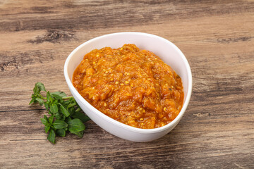 Caucasian cuisine - Mangal salad with vegetables