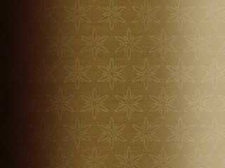 和風アンティーク　シックな黄色の壁紙