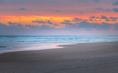 O lindo Pôr do Sol na Praia do Francês