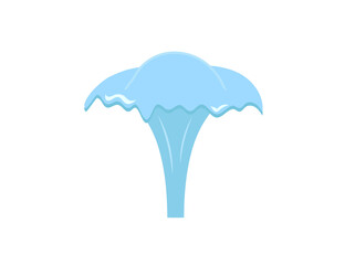 Water fountain icon. Vector illustration.