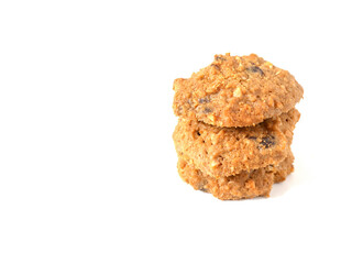 Stack of oatmeal cookies