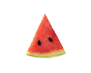 Fresh watermelon and slices of watermelon