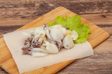Raw seafood - cuttlefish for cooking