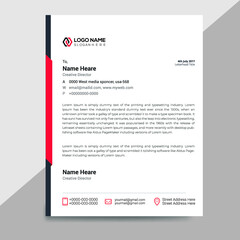 Creative Modern Business Letterhead Design Template