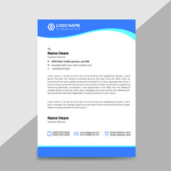 Creative Modern Business Letterhead Design Template