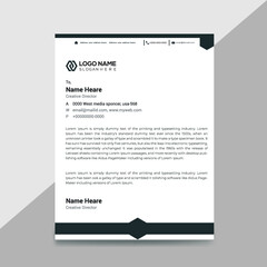 Creative Modern Business Letterhead Design Template