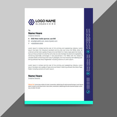 Creative Modern Business Letterhead Design Template