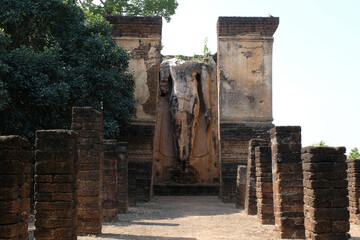 Wat Hua Khan Temple, Si Satchanalai at the Historical Park in Sukhothai