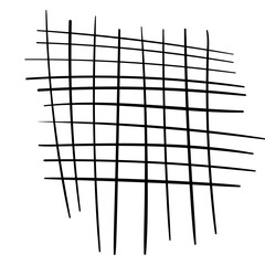 Cage vector. Abstract grid vector.