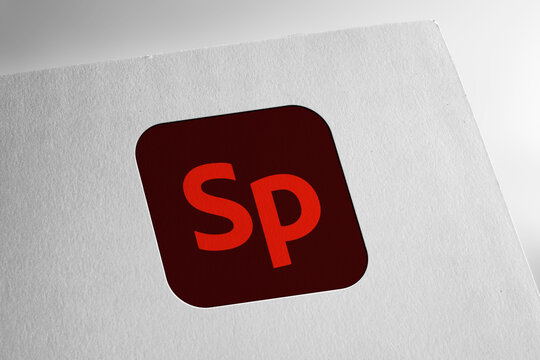 Adobe Spark logo editorial illustrative