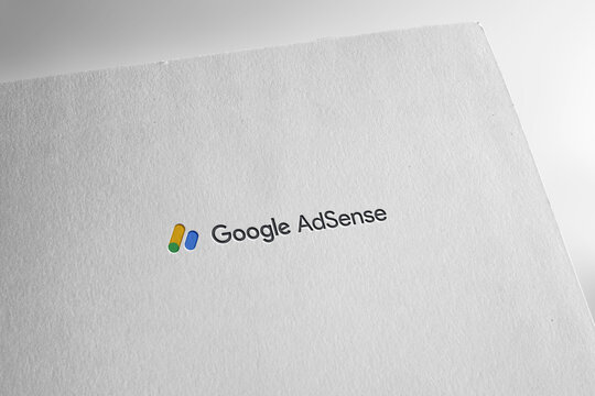 Google Adsense Logo Editorial Illustrative