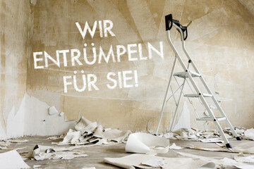 Wir entrümpeln für Sie