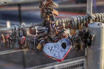 heart shaped lock