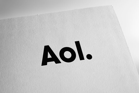 Aol Logo Editorial Illustrative