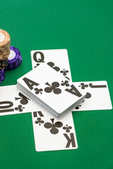 Poker game royal flush